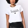 T-shirt Be Your Woman in cotone