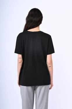 T-shirt in cotone stretch