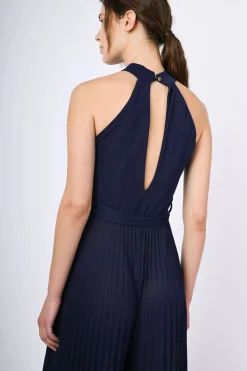 Tuta in plissé lurex