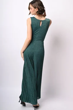 Tuta plissé in lurex